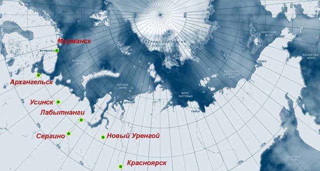 Тыловые зоны Арктических проектов Тыловые зоны Арктических проектов