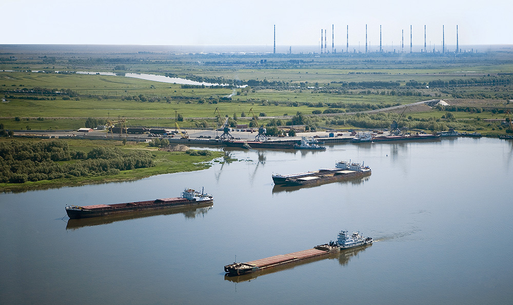 Обзор работы российских речных портов