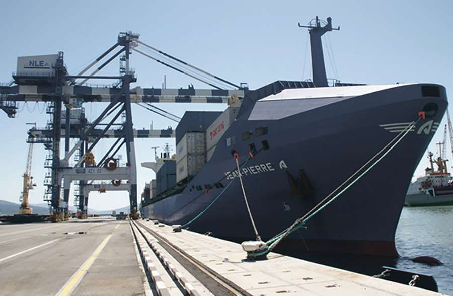 NLE container terminal. Port of Novorossiysk (Black sea basin)