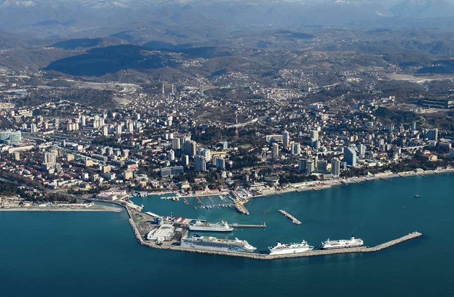 Sochi international centre for passenger and cruise shipping (Black sea basin)
