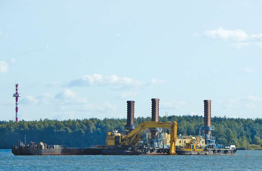 Berths 1-4 and channel dredging. Port of Vysotsk (Baltic sea basin)