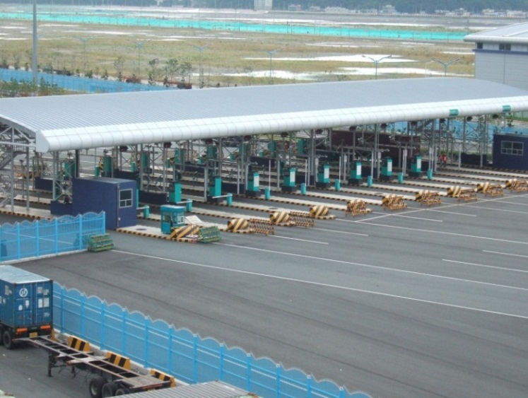 Новый терминал в порту Пусан, Южная Корея
