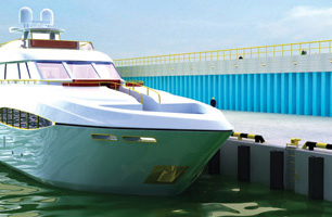 Создание грузового района порта Сочи с береговой инфраструктурой в устье Мзымта с дальнейшим перепрофилированием в 