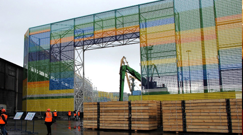 Morstroytechnology-designed dust-protection screens installed at the Port of Murmansk